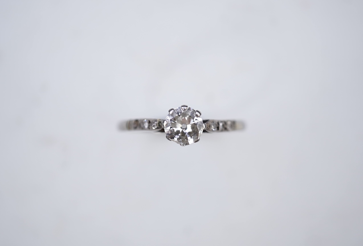 A diamond ring, early 20th century